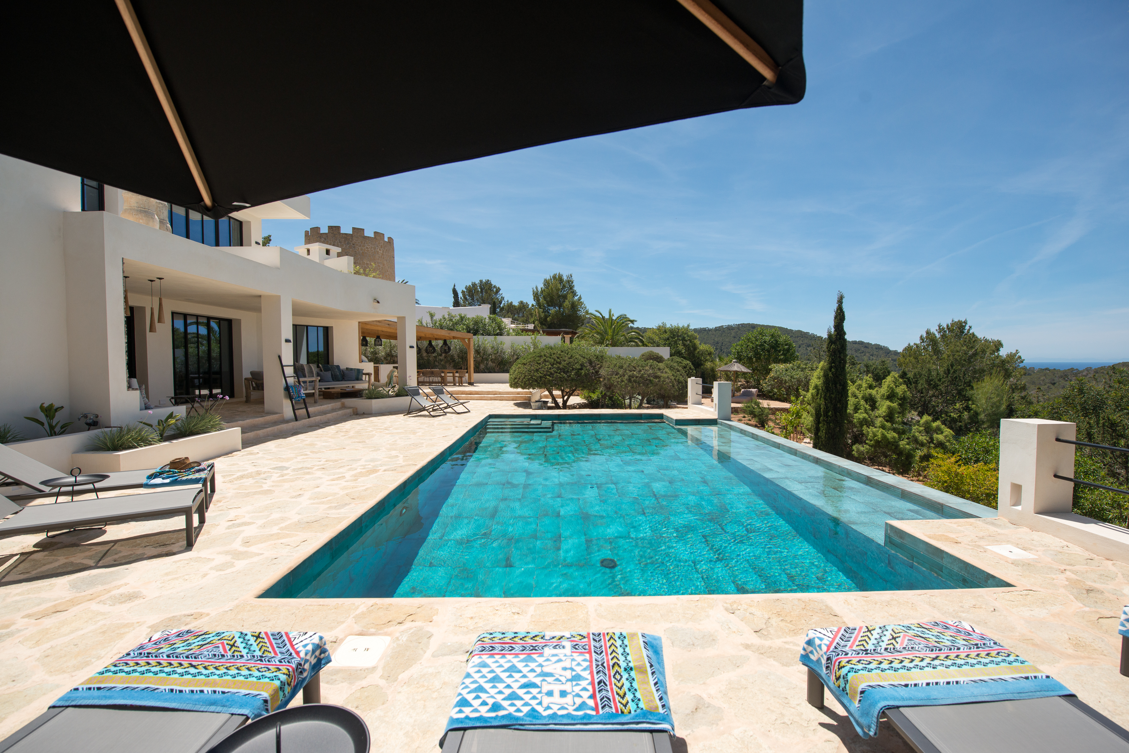 Resa estates ibiza luxury home for sale cala tarida tourise license poolbeds.jpg